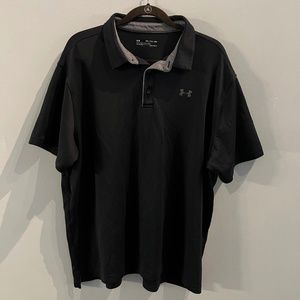 Under Armour Black Short Sleeve Polo XXL